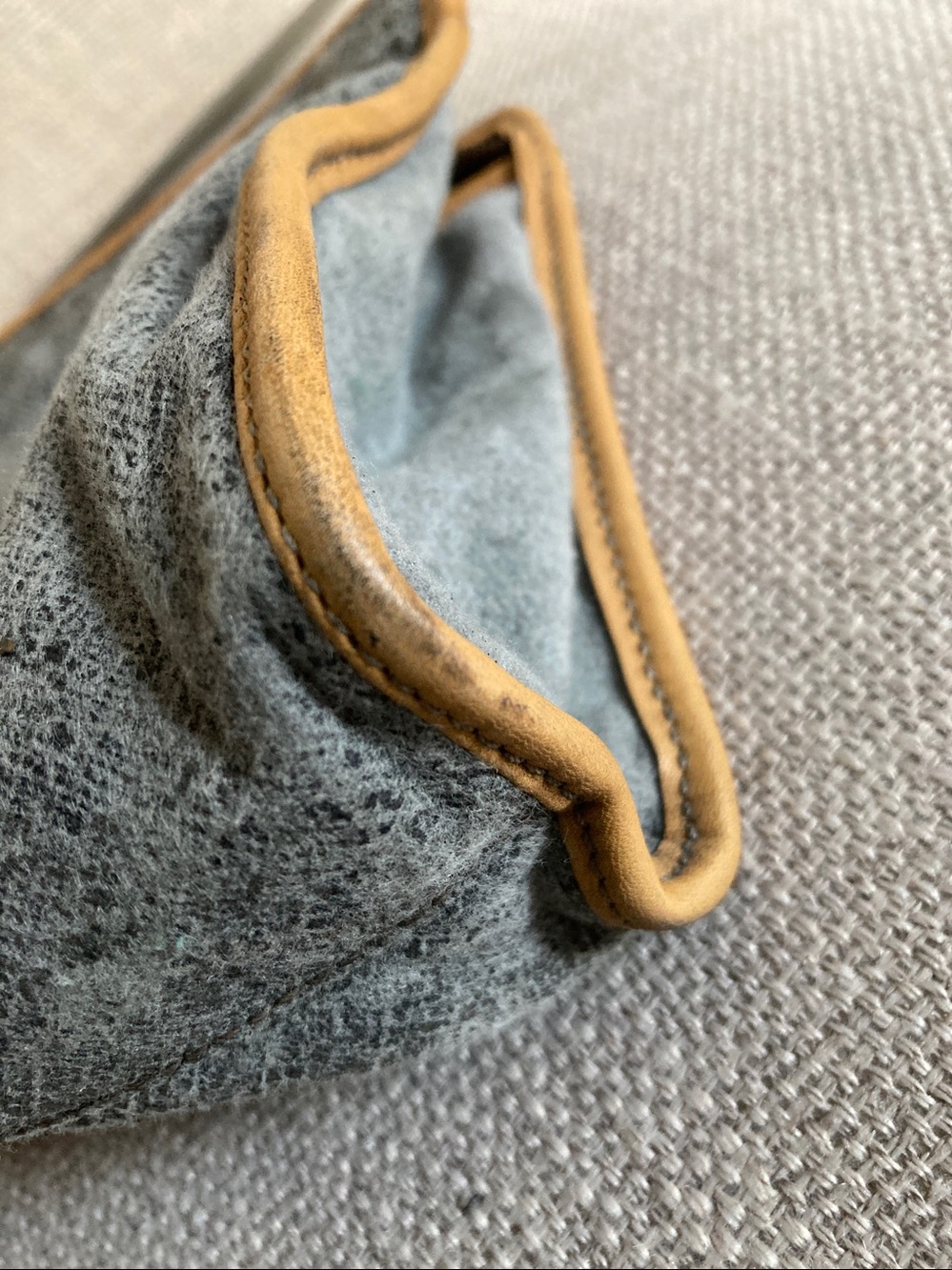 Fendi vintage Gray & Tan Travel Pouch - Picture 8 of 14